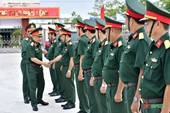 GDP’s leader works with Ca Mau provincial Military Command
